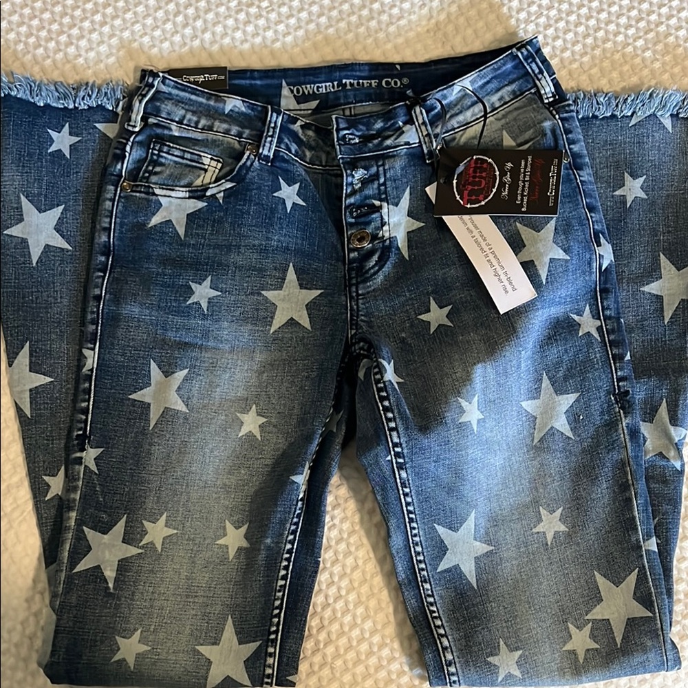 NWT Cowgirl Tuff Women's Hollywood Trouser Jeans 27